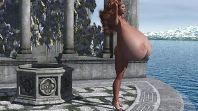 En blid blondine og en brutal stud arrangerede et knep i den friske luft.